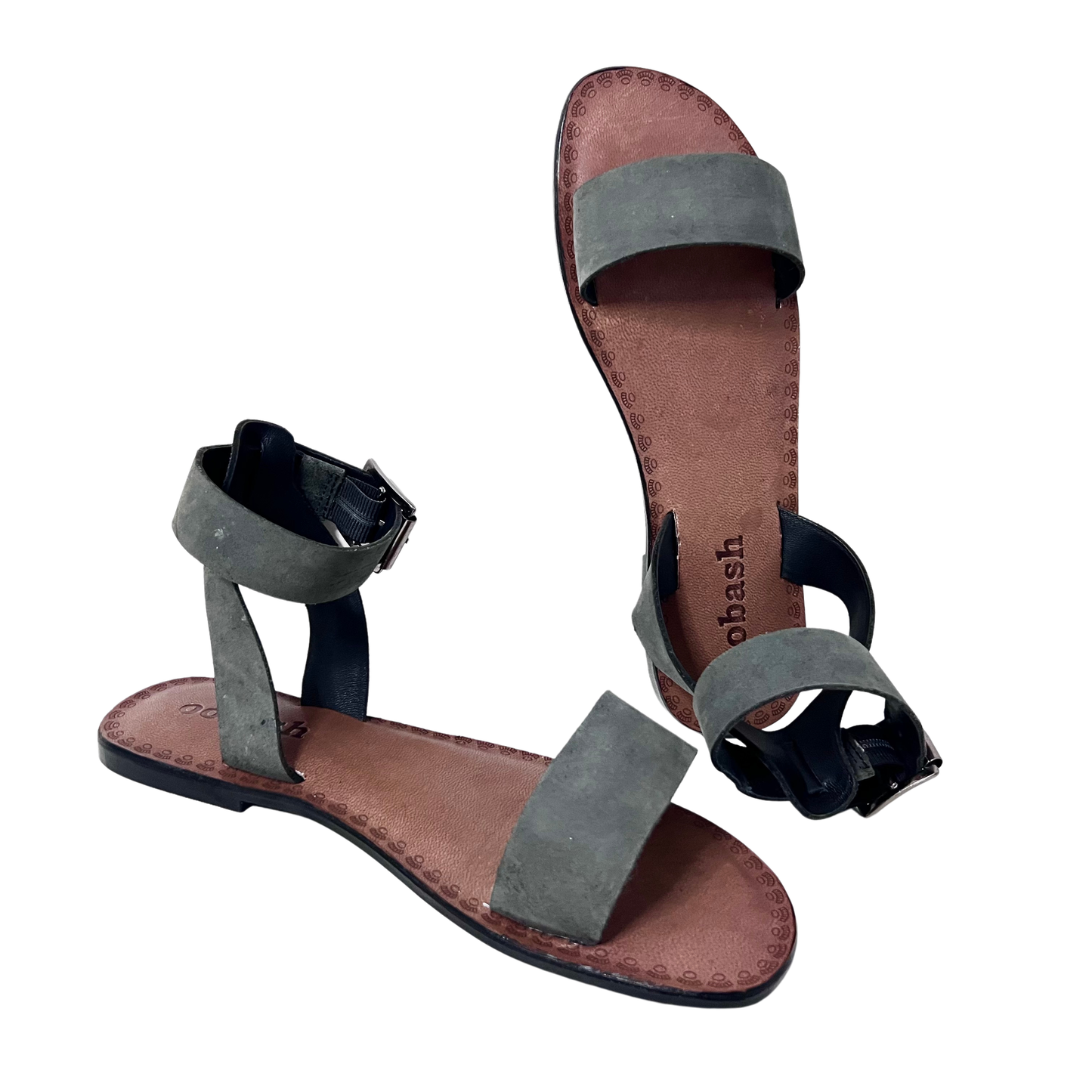 leather gladiator in black color comfy ladies sandal
