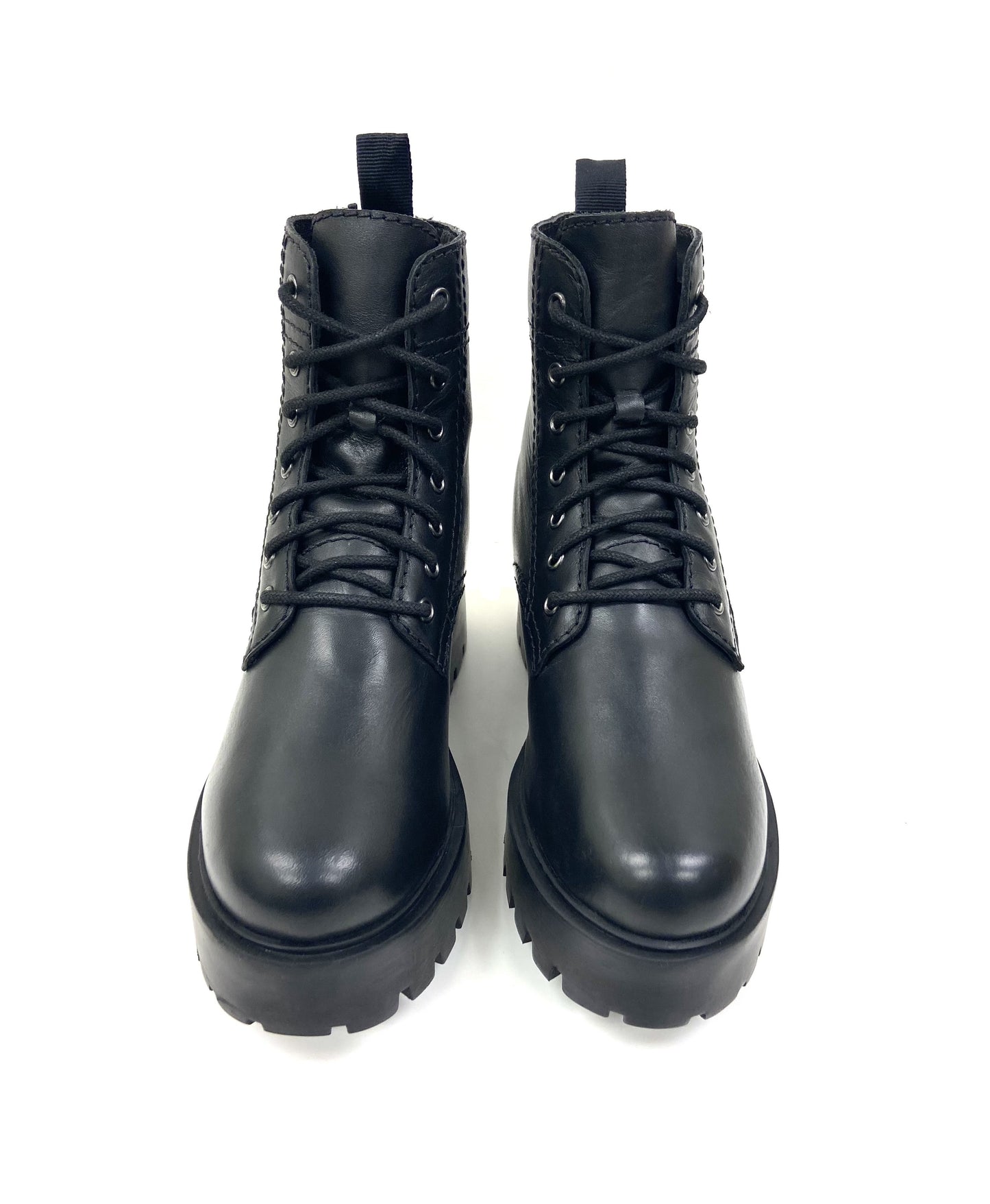 Chunky Combat Platform Lace-up Boot