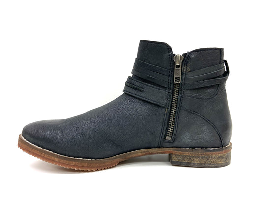 Low Block Heel vintage Ankle Boots