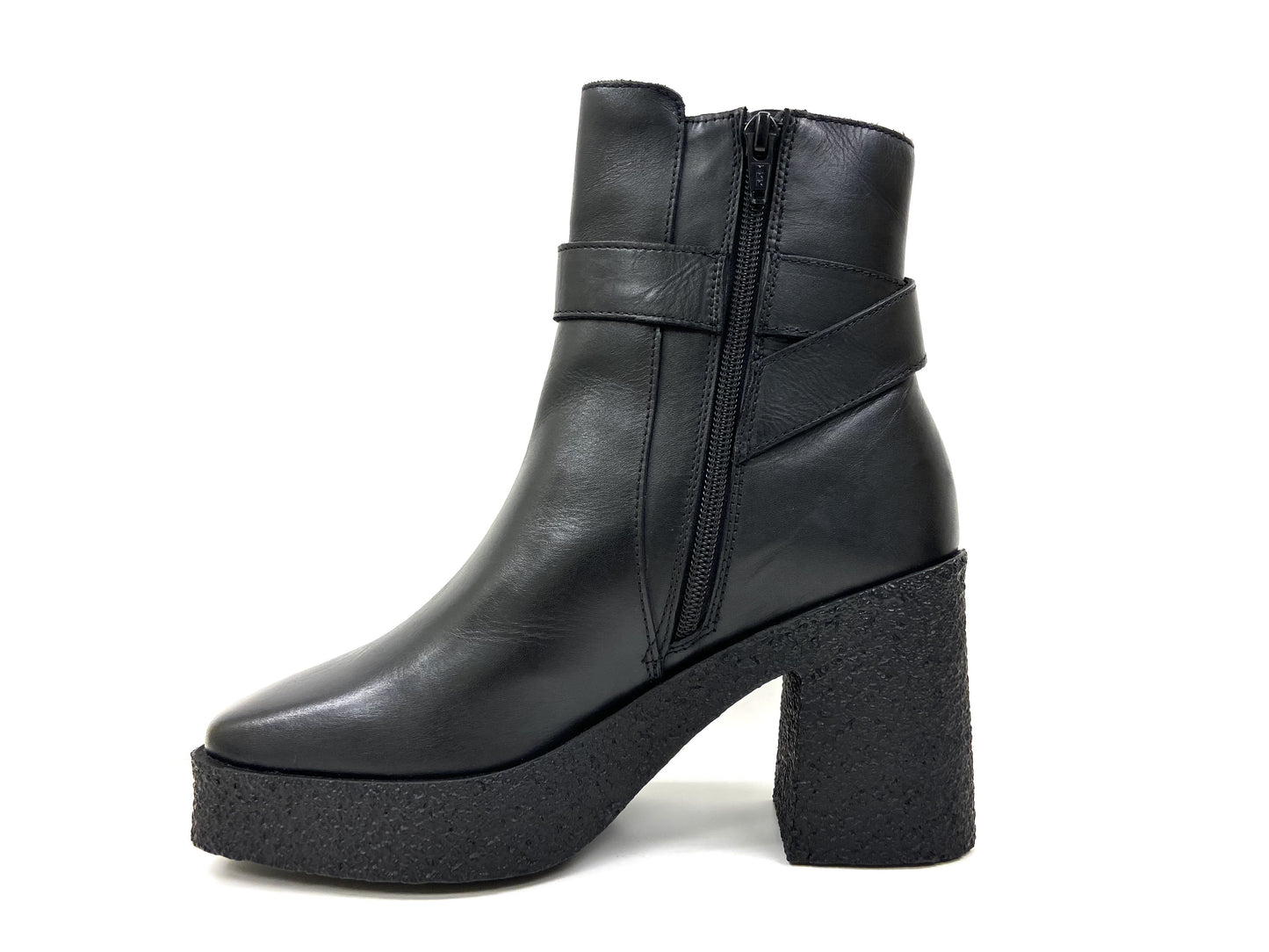 Women's Tall High Heel Platform Chunky Bootie