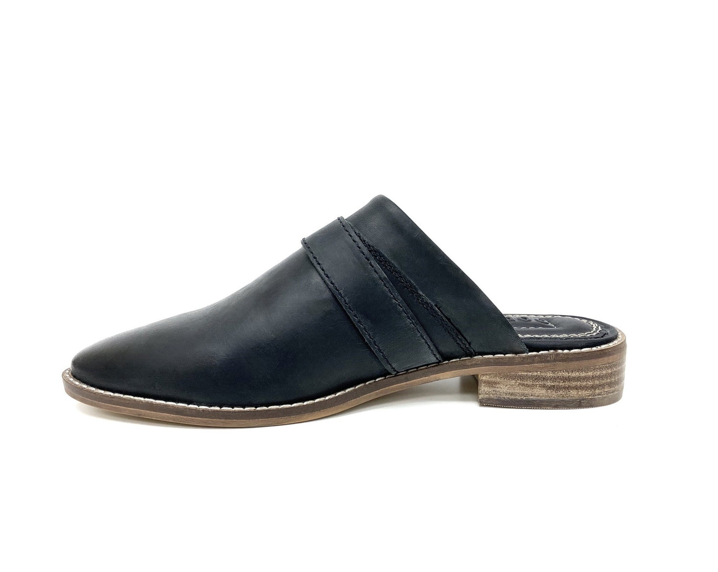Pointed toe Vintage Leather Mules