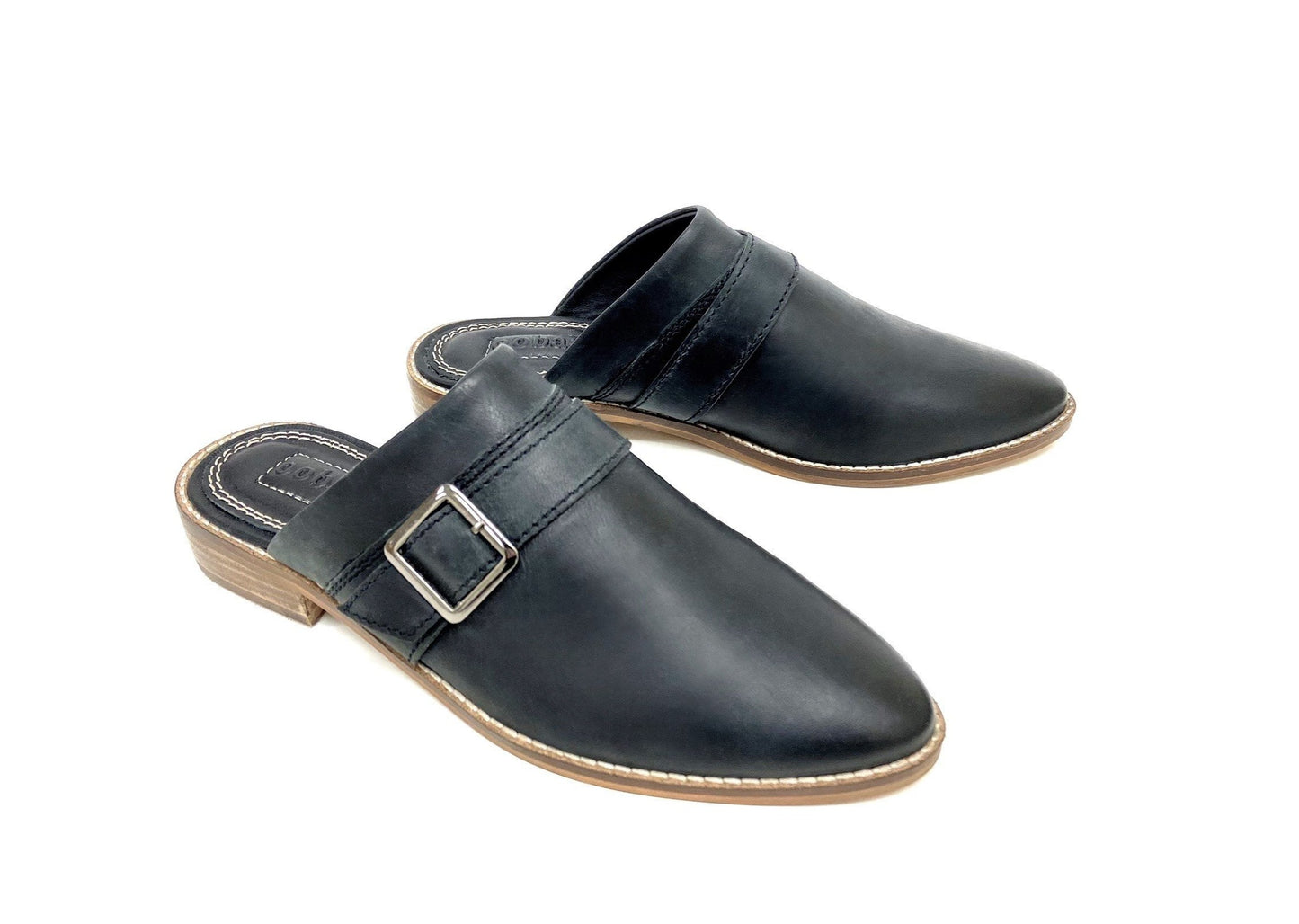Pointed toe Vintage Leather Mules