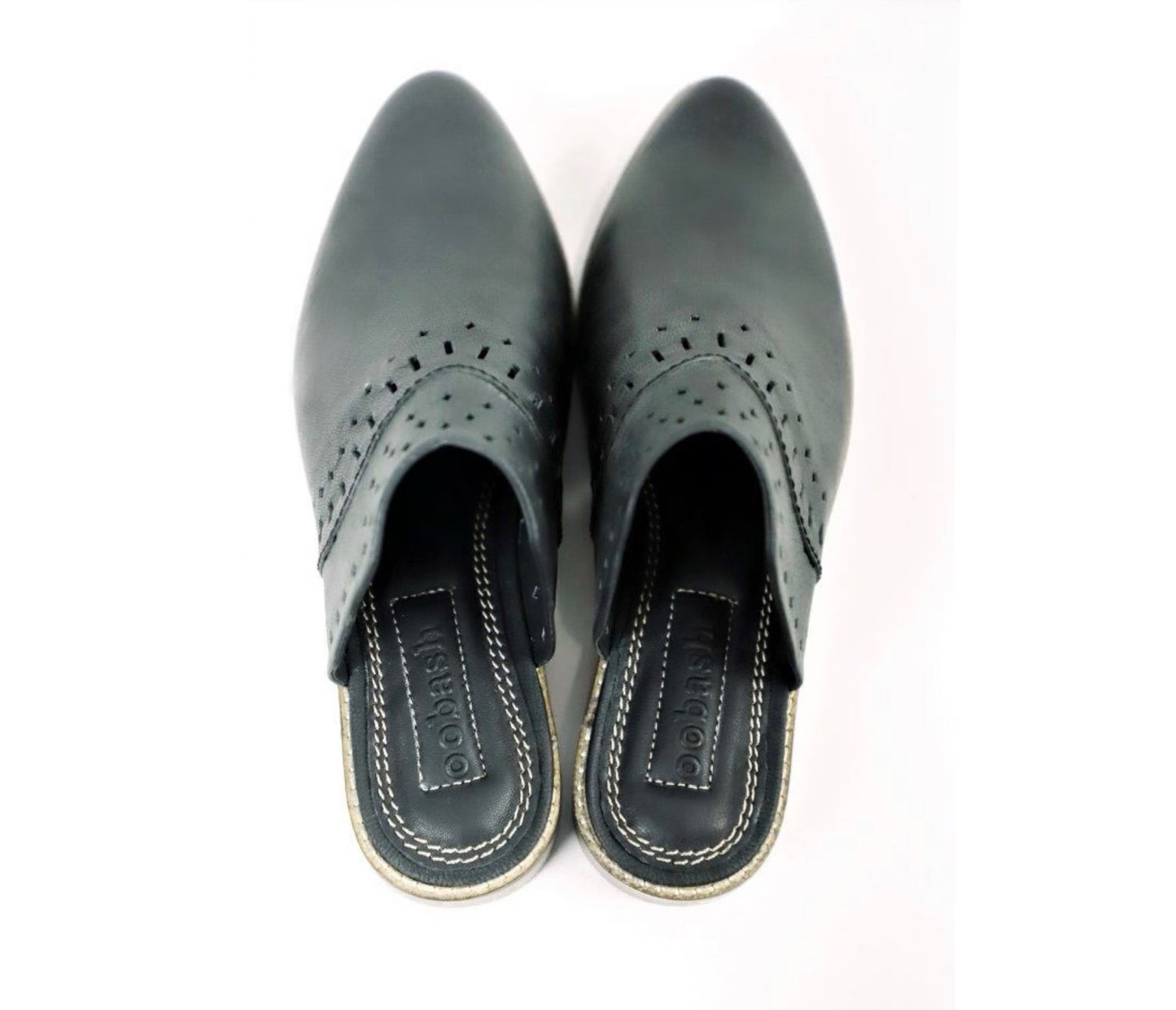 Genuine Leather flats black