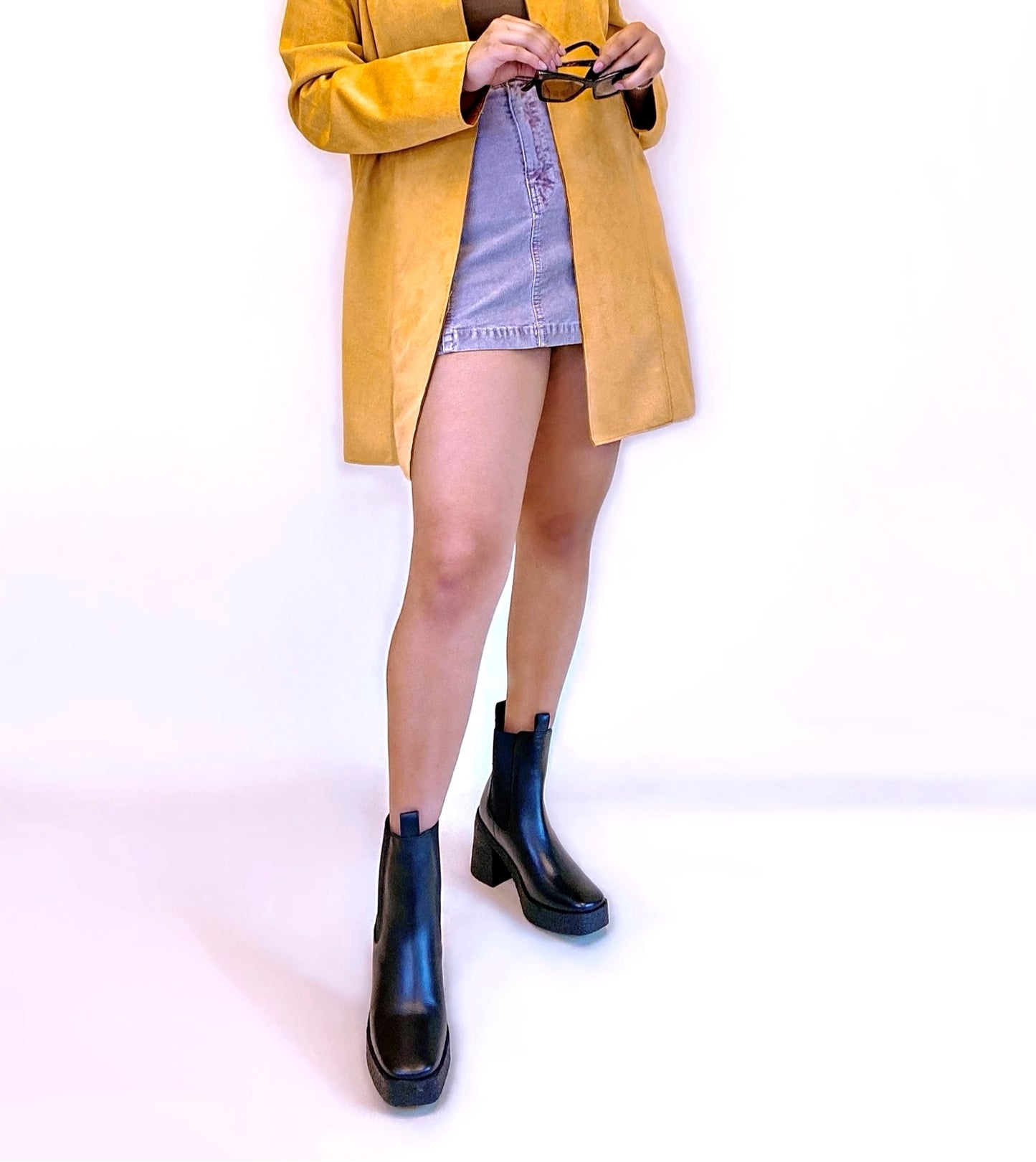 Disco High Heel Chelsea Boot square toe