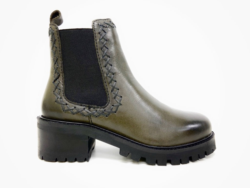 High Lugged  Chelsea Ankle Boot