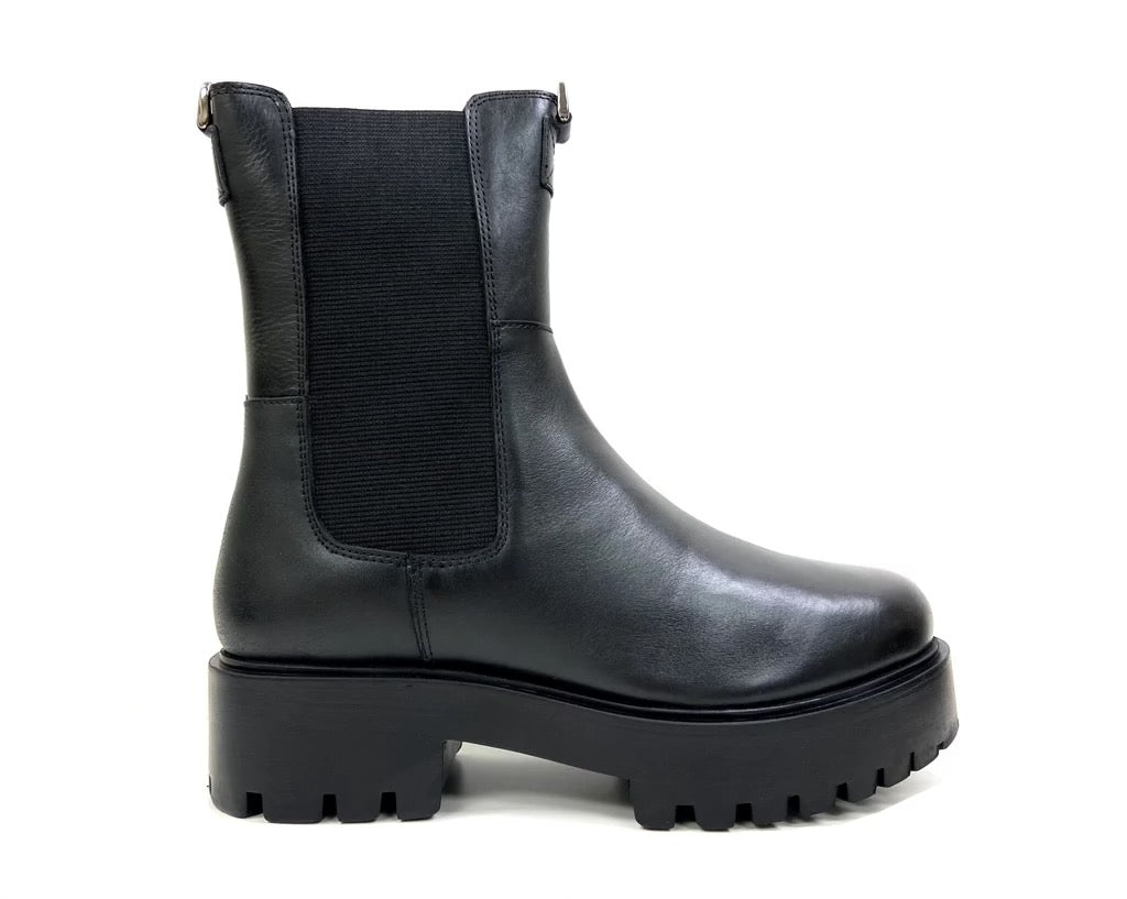 High Top Mid Calf Chelsea lug sole Boot