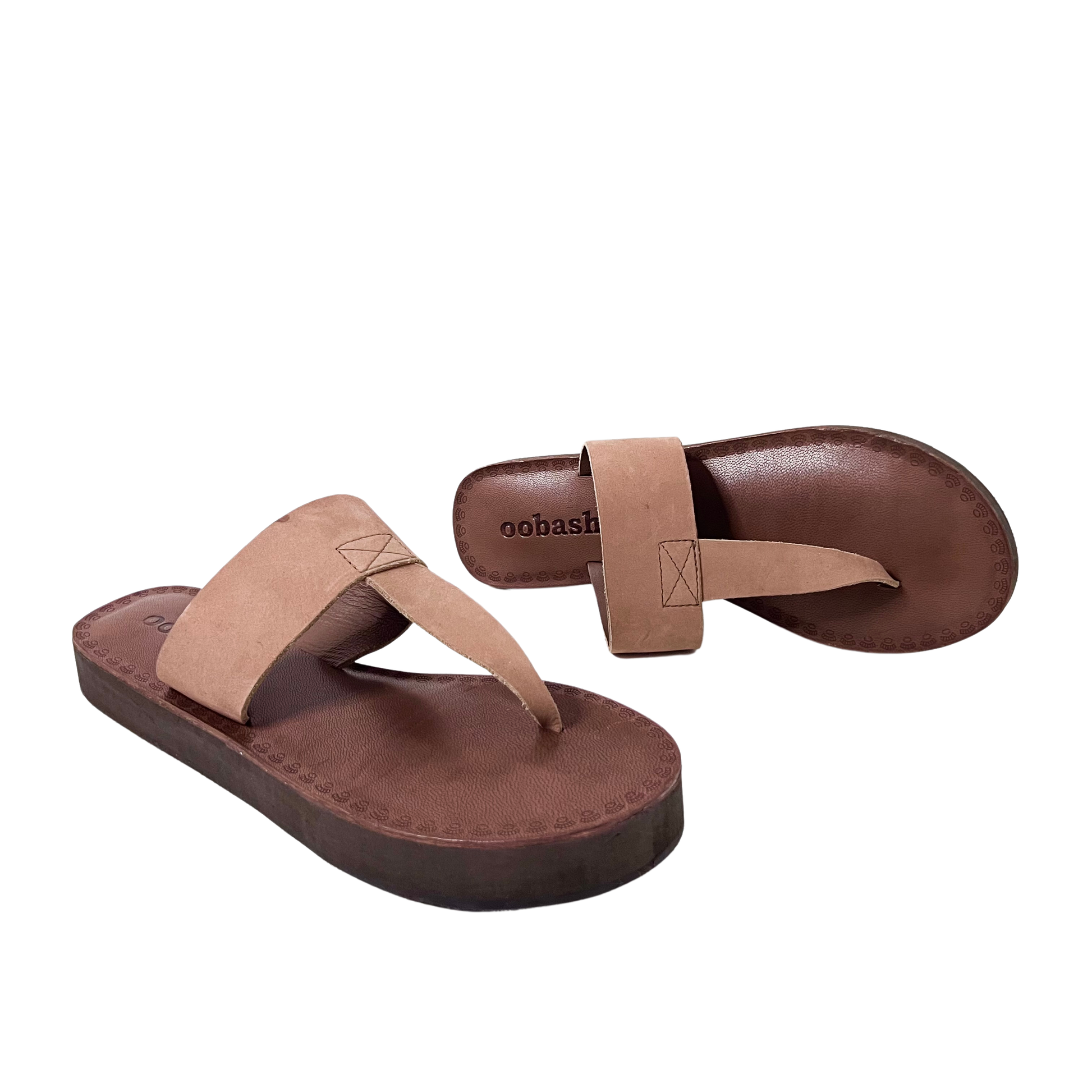 leather thong comfortable tan brown sandal