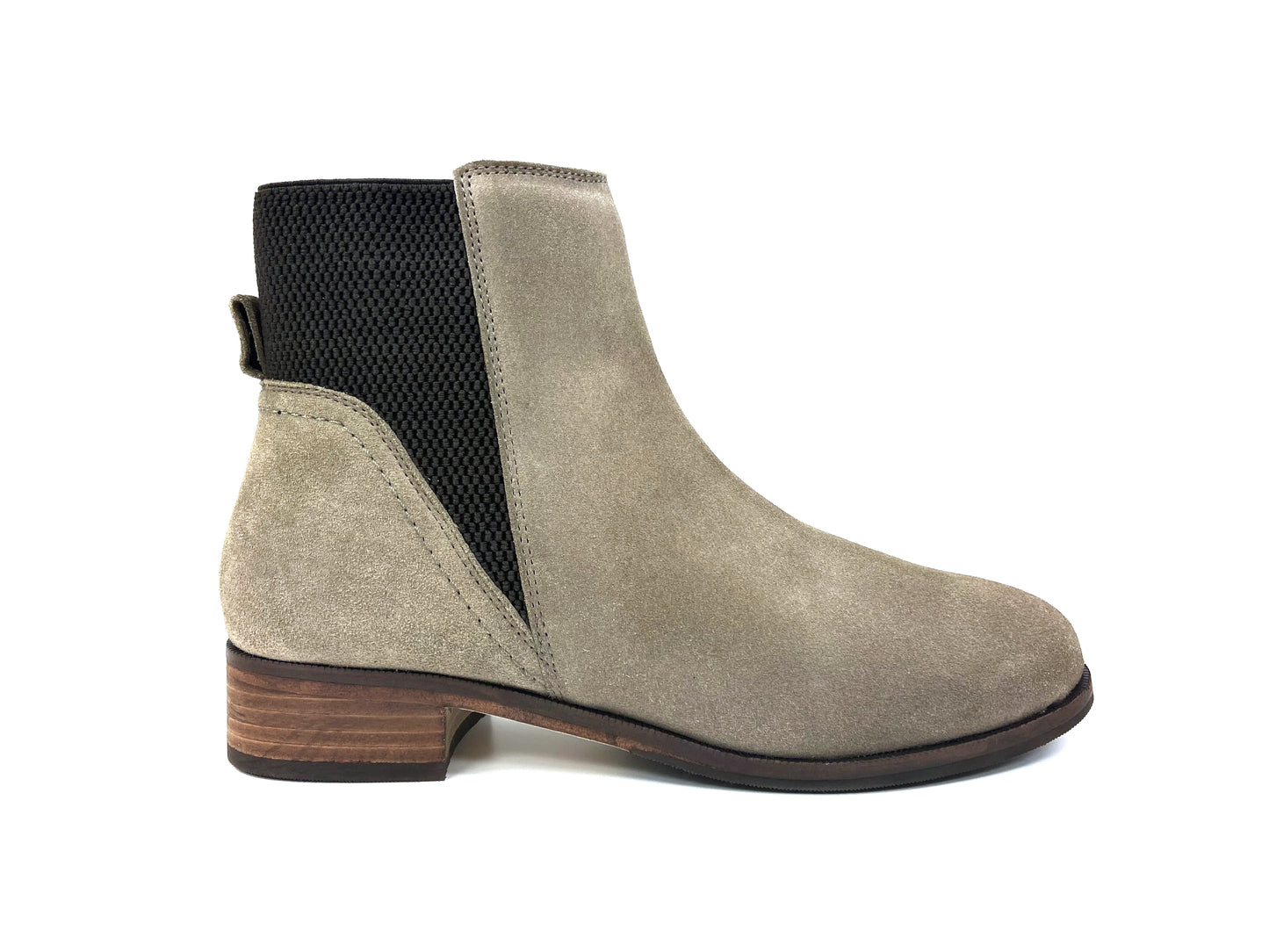 Short Stacked Heel Chelsea Ankle Boot