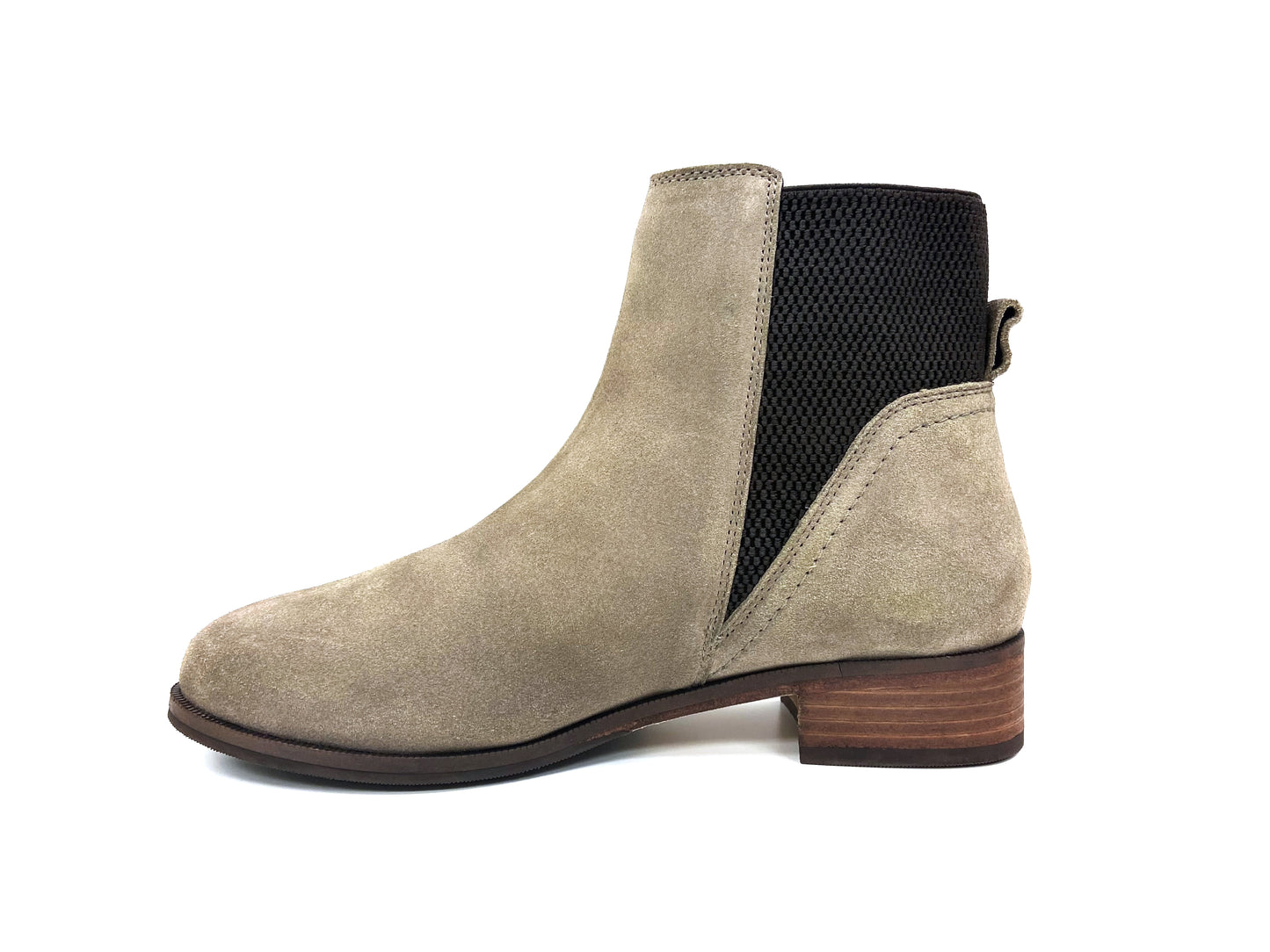 Short Stacked Heel Chelsea Ankle Boot