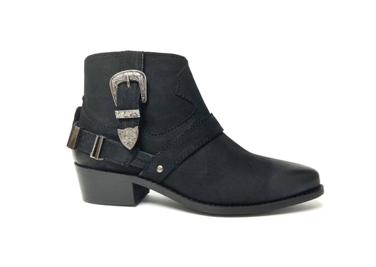 Low Top Zip Cowgirl Ankle Boot