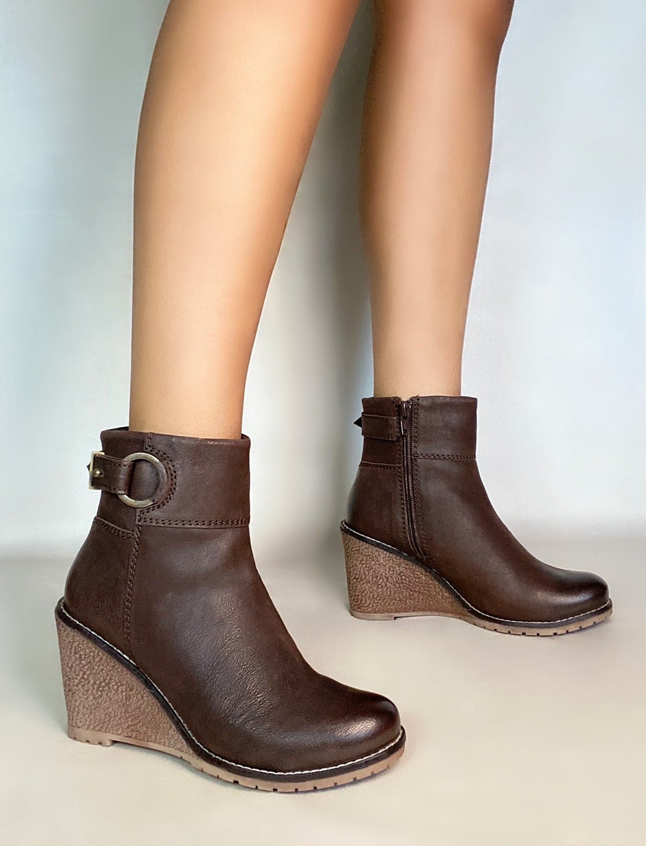 ankle wedge boot oobash