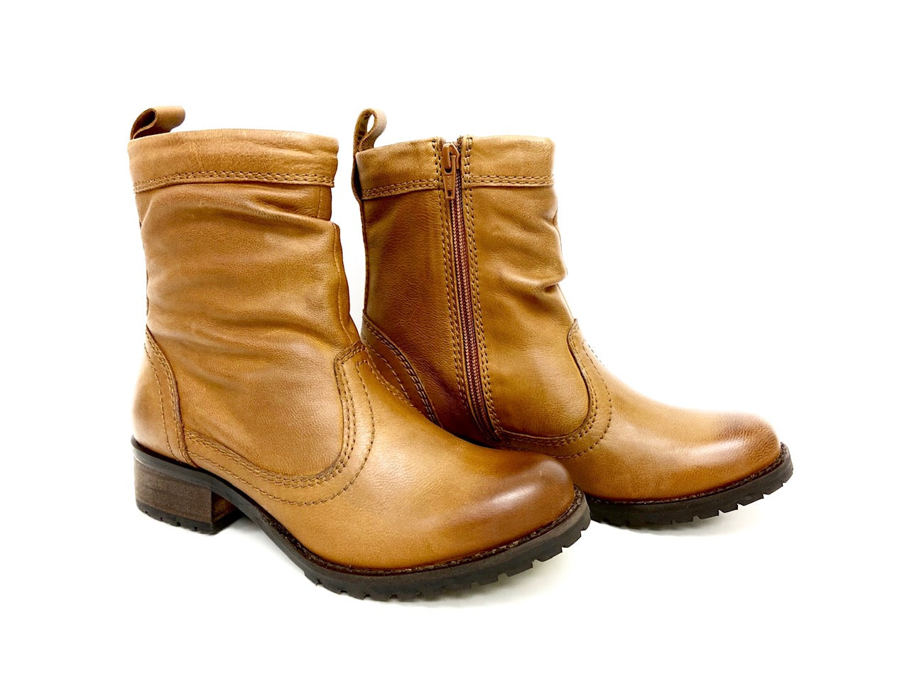 Slouchy Boot with Side Zipper