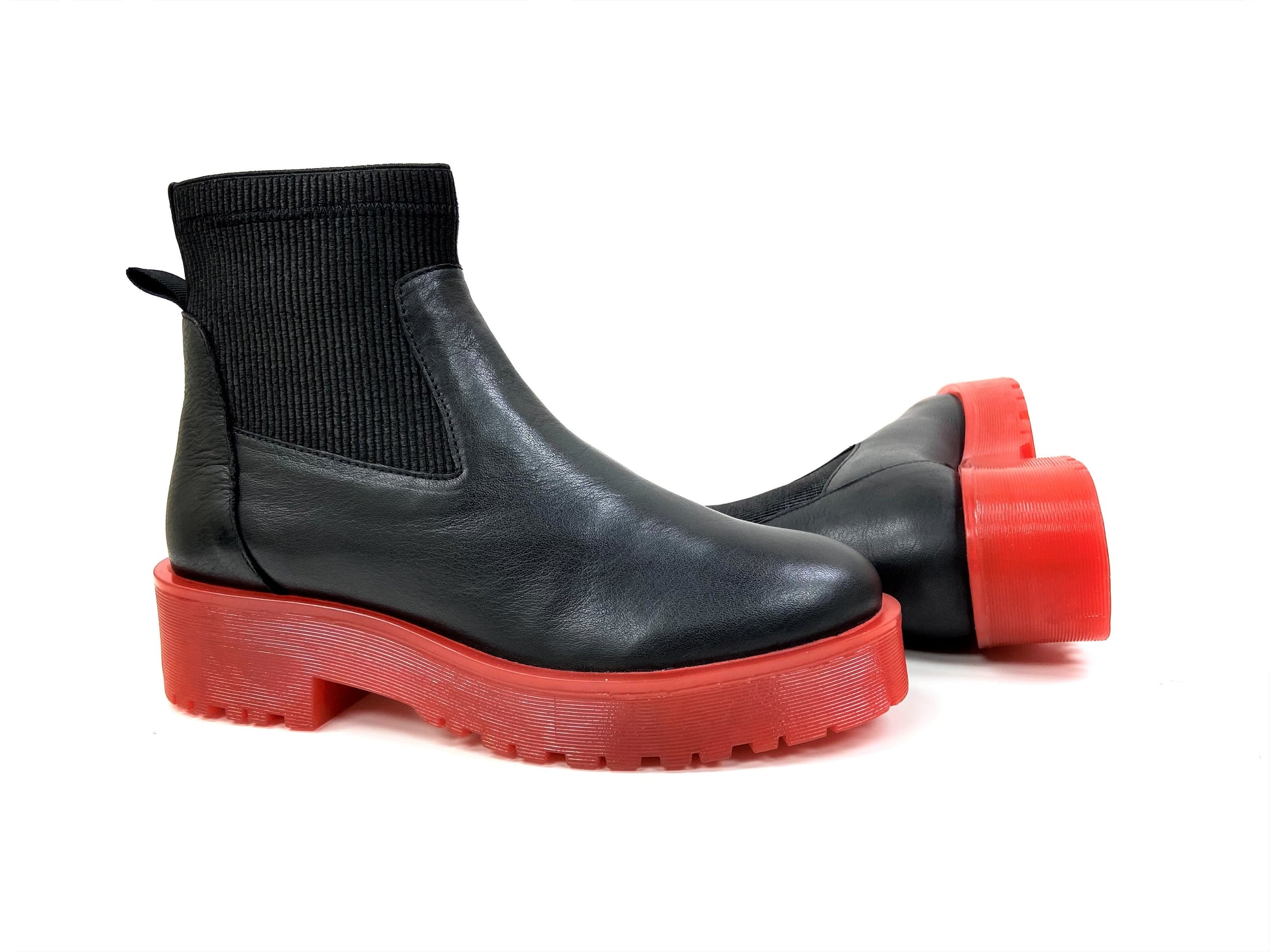 Red Sole Hevea Chelsea Boots