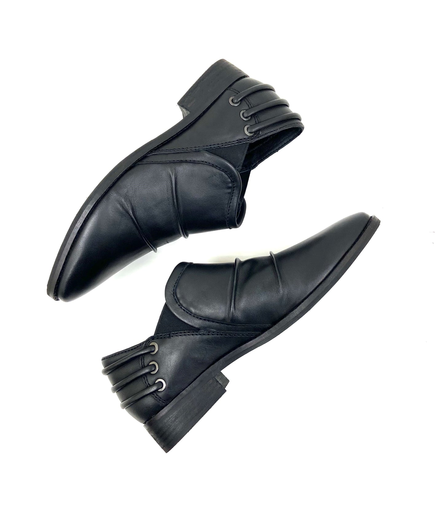 Slip On Slouchy Dress Leather Loafers