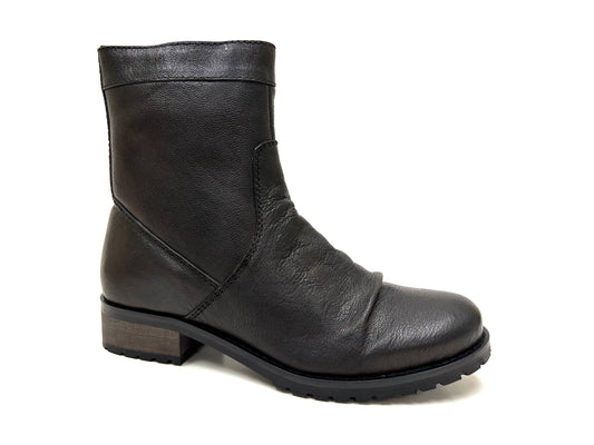 Slouchy Vintage leather Boot Dark Brown 